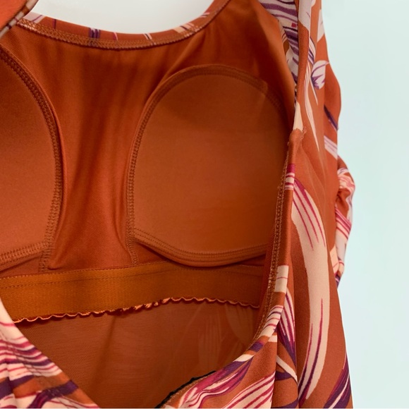 Palisades Beach Club Burnt Ochre Palm Desert One Piece Swimsuit Nwt Size 14W - Picture 6 of 16